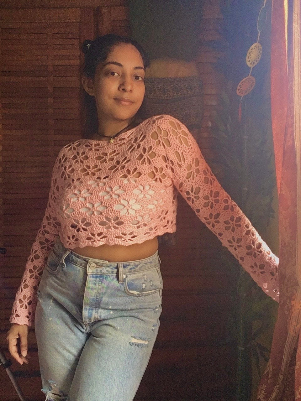 Love In Bloom Crochet Pullover DIGITAL PDF PATTERN
