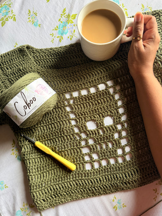 Summer Skullstice PDF Crochet Pattern