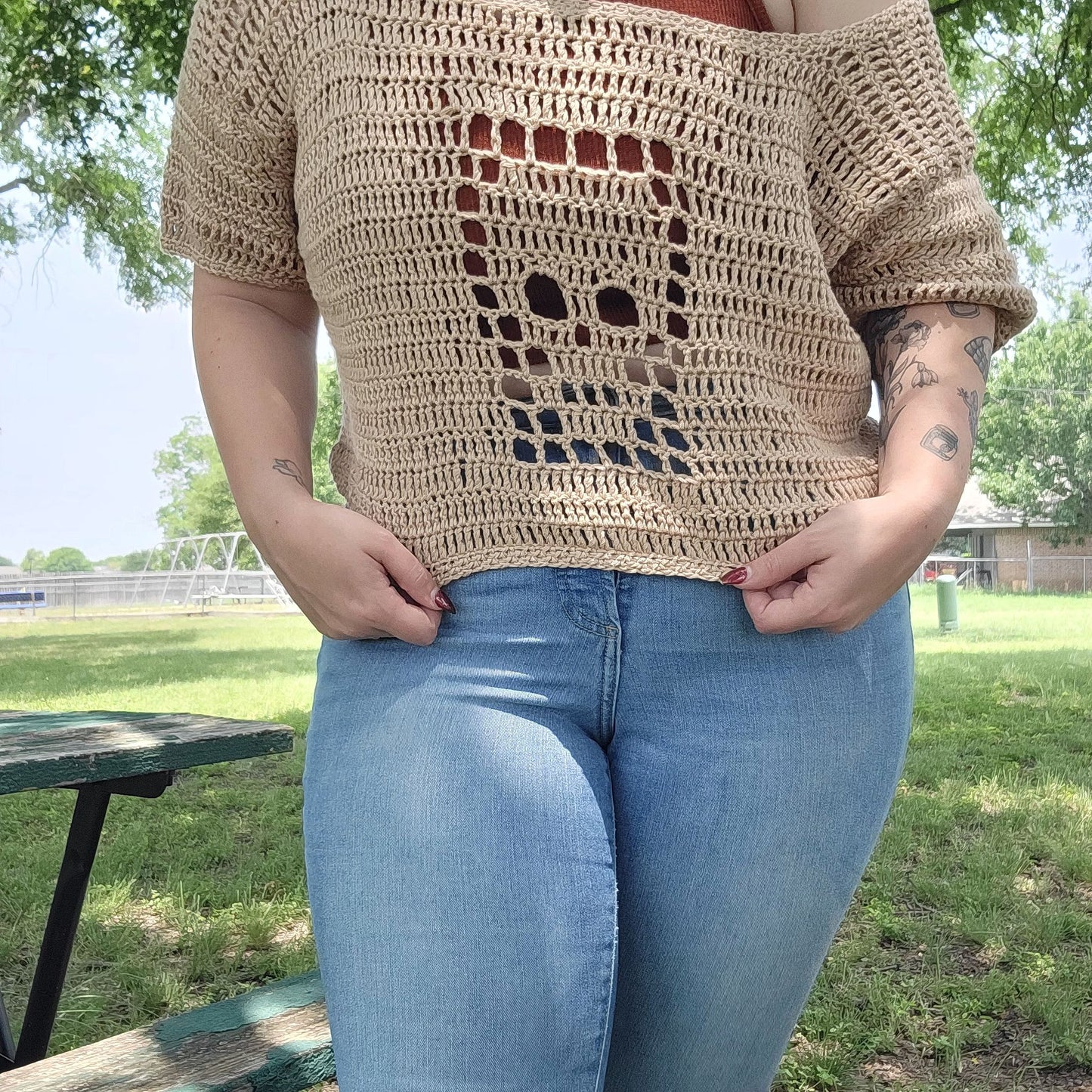 Summer Skullstice PDF Crochet Pattern