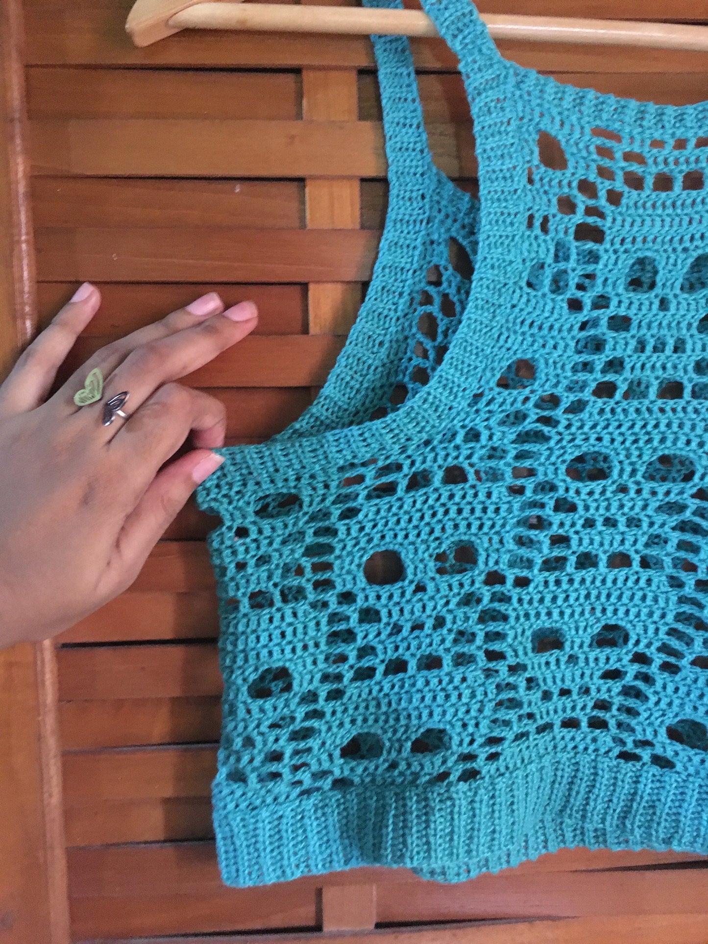 Halloween PDF PATTERN Crochet Tank: Summer Skulls. DIGITAL