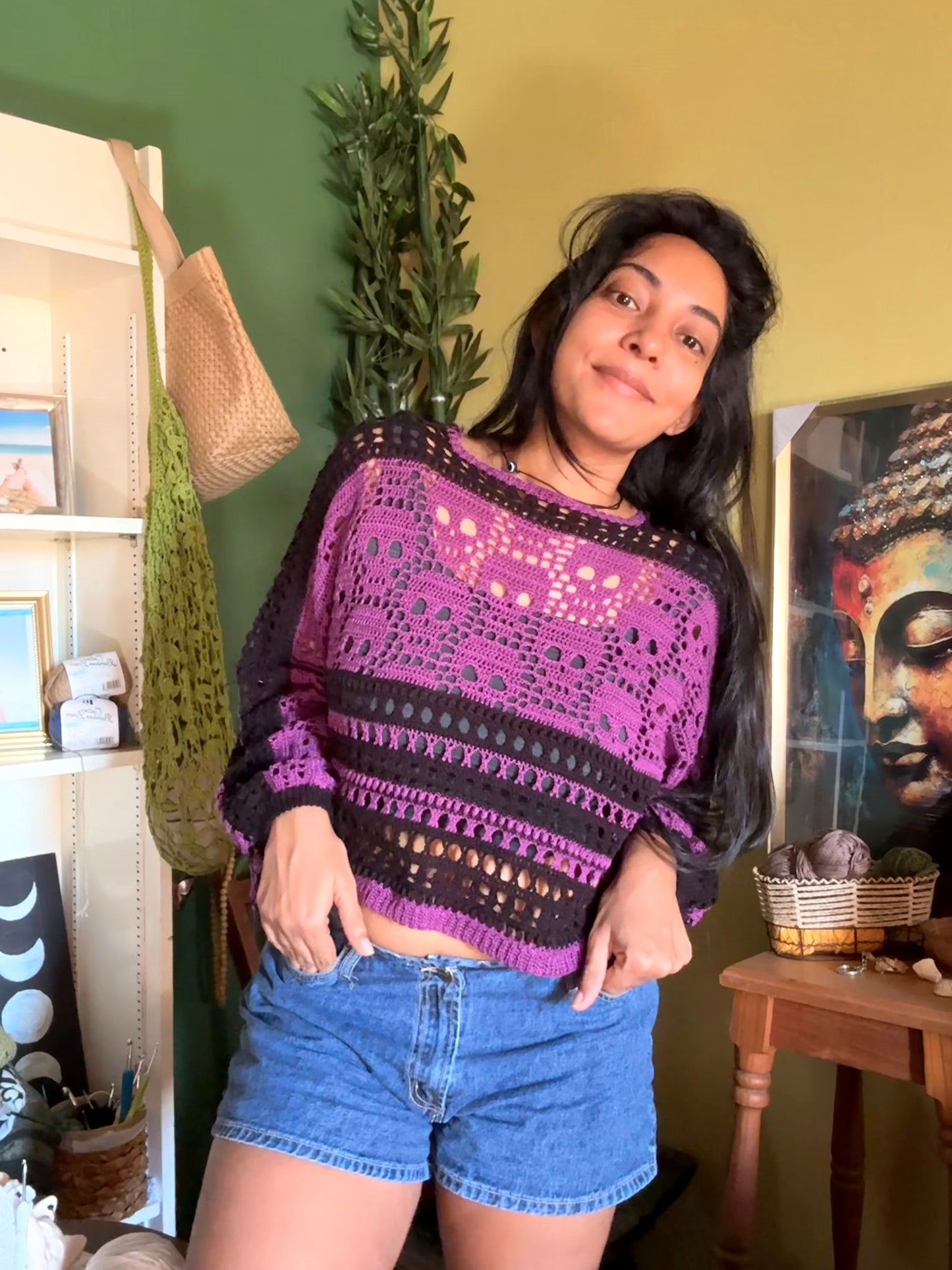 Craniumania Crochet Sweater