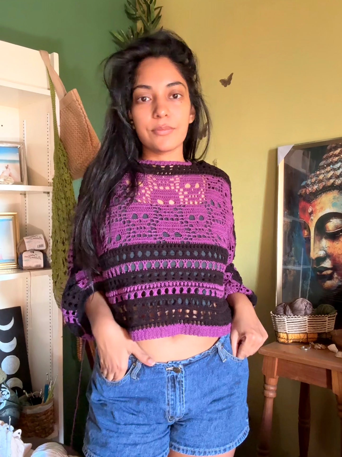 Craniumania Crochet Sweater