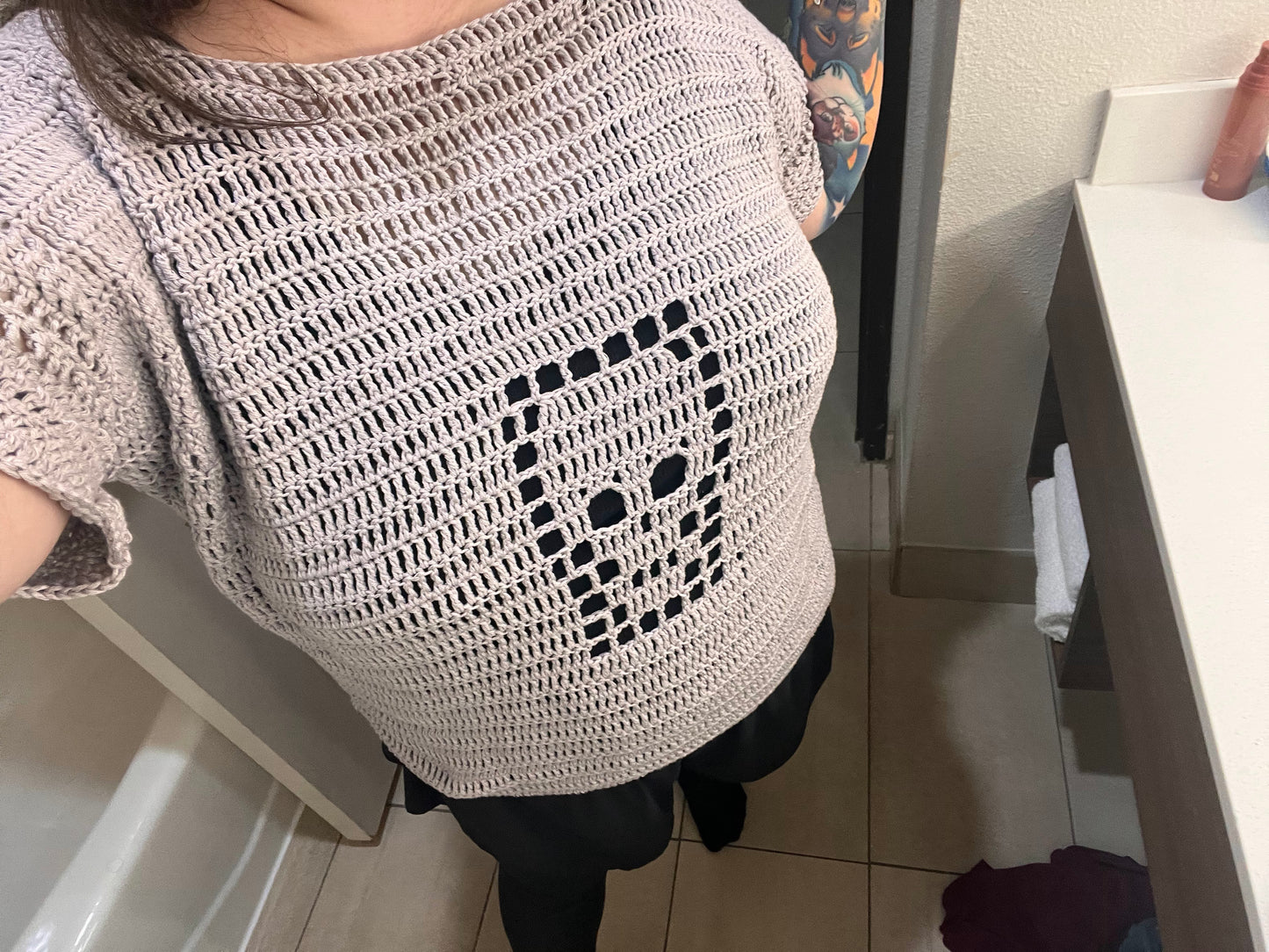 Summer Skullstice PDF Crochet Pattern