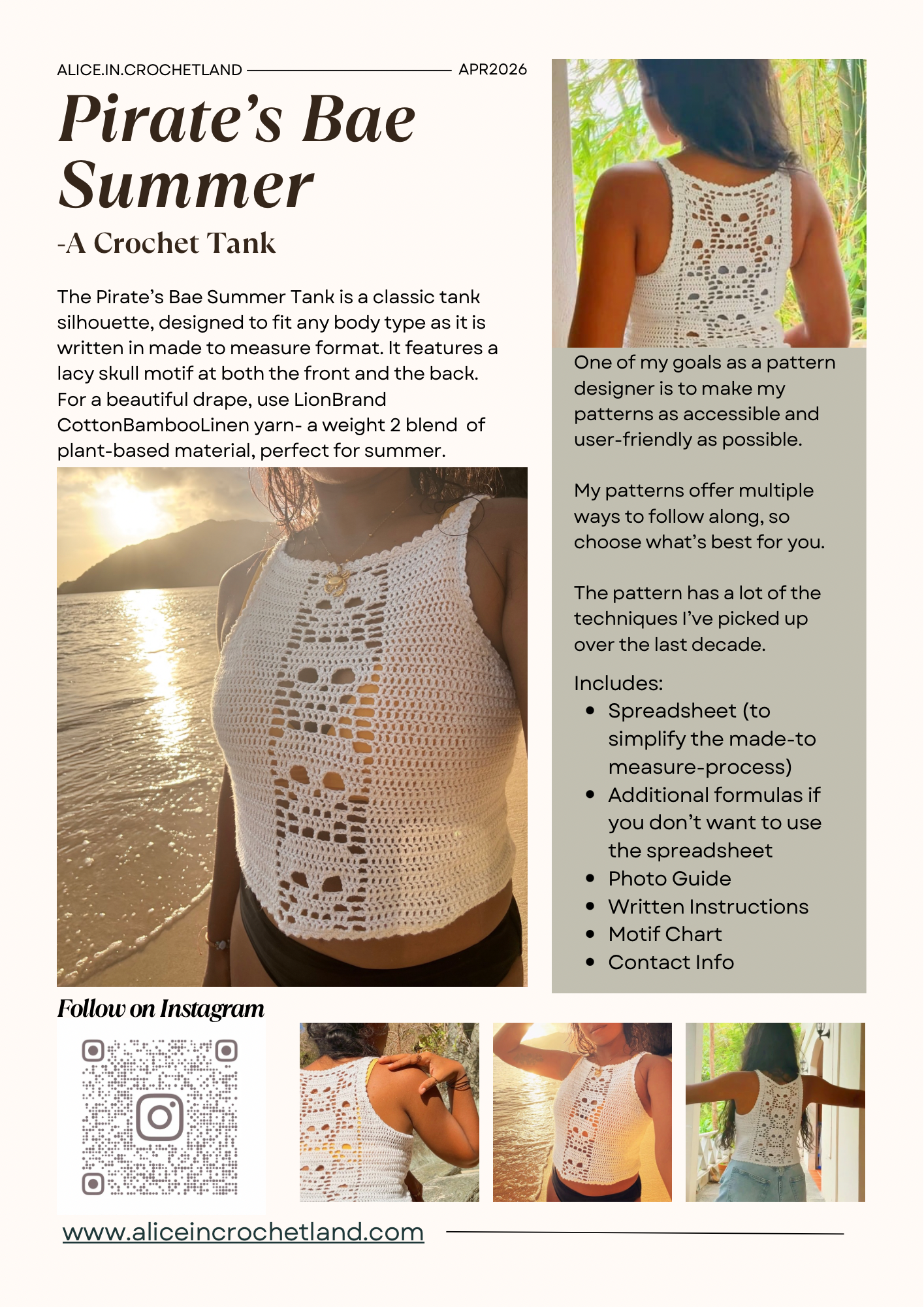 Pirate’s Bae Summer Crochet Tank